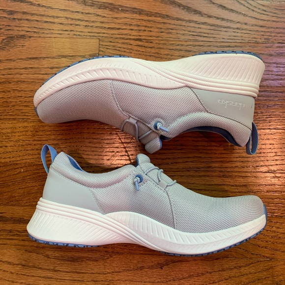 Marlee Dansko slip on grey and blue walking tennis shoes sneaker size 38 (7.5-8) - Picture 11 of 13